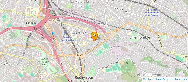 localisation de l'entreprise MONSIEUR ALEXANDRE VERDIER à ROSNY-SOUS-BOIS