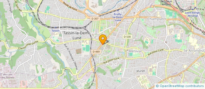 localisation de l'entreprise MONSIEUR ALEXANDRE VERDU à TASSIN-LA-DEMI-LUNE