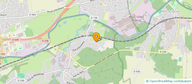 localisation de l'entreprise MONSIEUR ALEXANDRE VERIE  ROUSIES