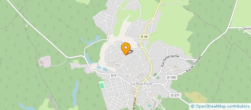 localisation de l'entreprise MONSIEUR ALEXANDRE VERMEECH  LA MACHINE