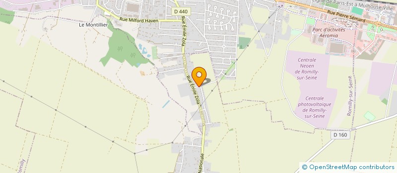 localisation de l'entreprise MONSIEUR ALEXANDRE VERNHET  PARS-LES-ROMILLY