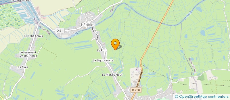 localisation de l'entreprise MONSIEUR ALEXANDRE VERONNEAU à BEAUVOIR-SUR-MER