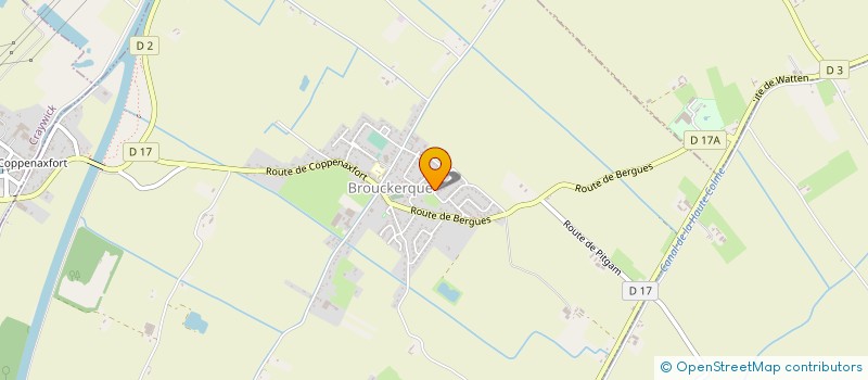 localisation de l'entreprise MONSIEUR ALEXANDRE VERSCHEURE  BROUCKERQUE