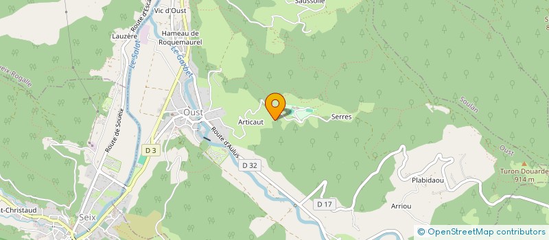 localisation de l'entreprise MONSIEUR ALEXANDRE VESSERON à OUST