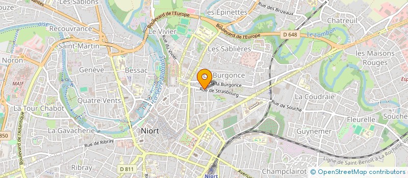 localisation de l'entreprise MONSIEUR ALEXANDRE VESSIERE à NIORT