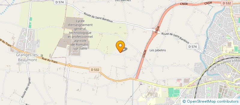 localisation de l'entreprise MONSIEUR ALEXANDRE VETTER  ROMANS-SUR-ISERE