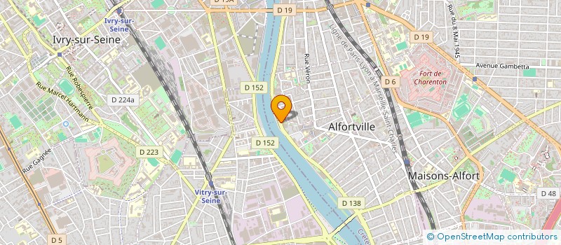 localisation de l'entreprise MONSIEUR ALEXANDRE VEY à ALFORTVILLE