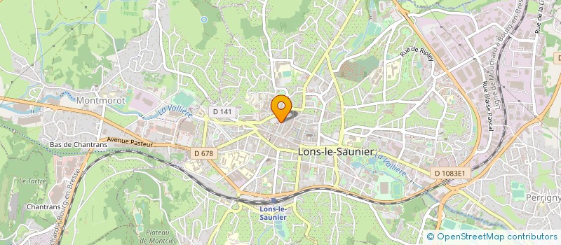 localisation de l'entreprise MONSIEUR ALEXANDRE VEYLAND à LONS-LE-SAUNIER