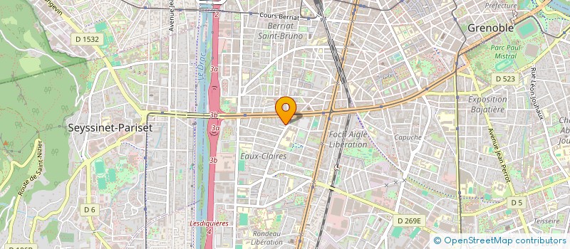 localisation de l'entreprise MONSIEUR ALEXANDRE VIAL à GRENOBLE