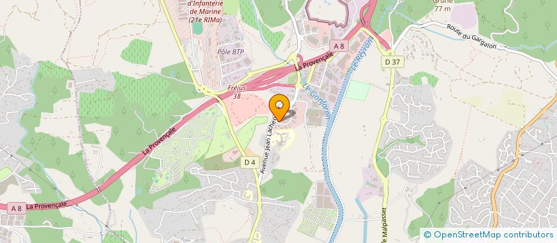 localisation de l'entreprise MONSIEUR ALEXANDRE VIBOUD à FREJUS