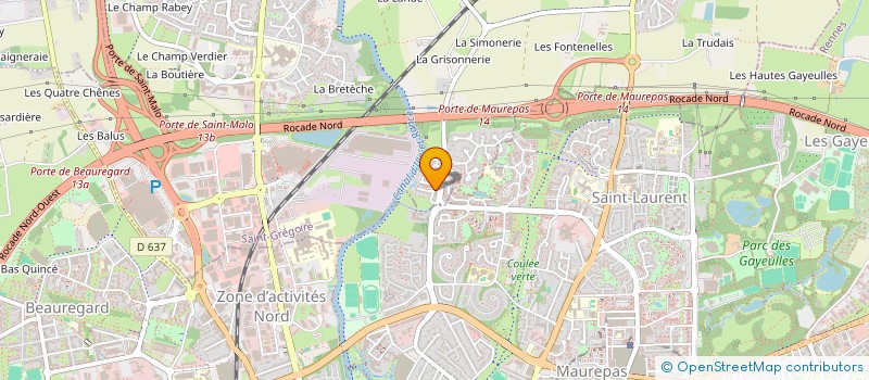 localisation de l'entreprise MONSIEUR ALEXANDRE VIDAL à SAINT-GREGOIRE
