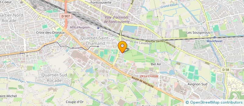 localisation de l'entreprise MONSIEUR ALEXANDRE VIDAL  AVIGNON