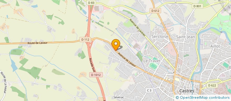 localisation de l'entreprise MONSIEUR ALEXANDRE VIE  CASTRES