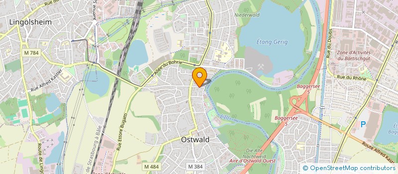 localisation de l'entreprise MONSIEUR ALEXANDRE VIEILLARD  OSTWALD