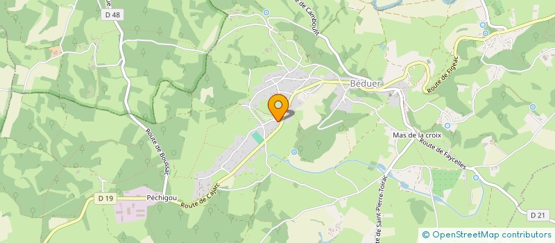 localisation de l'entreprise MONSIEUR ALEXANDRE VIEU  BEDUER