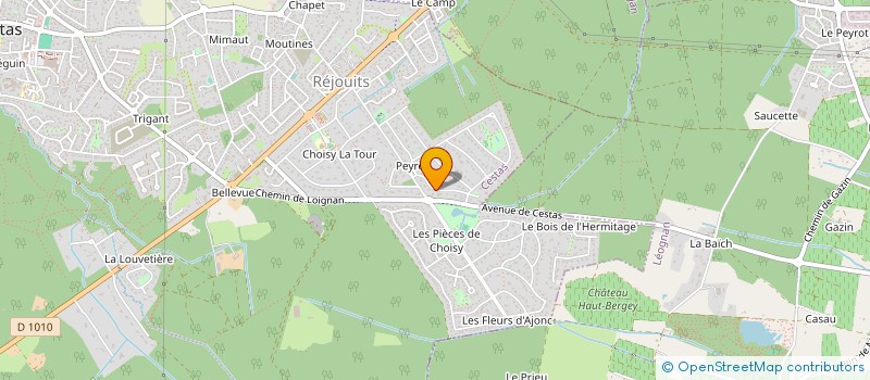 localisation de l'entreprise MONSIEUR ALEXANDRE VIGLIERMO  CESTAS