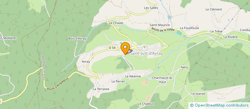 localisation de l'entreprise MONSIEUR ALEXANDRE VIGNON à SAINT-JUST-D'AVRAY