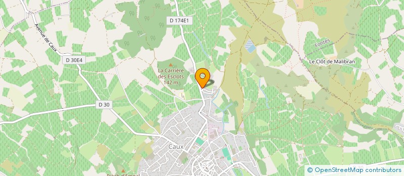 localisation de l'entreprise MONSIEUR ALEXANDRE VIGNON  CAUX