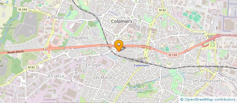 localisation de l'entreprise MONSIEUR ALEXANDRE VIGUIER à COLOMIERS