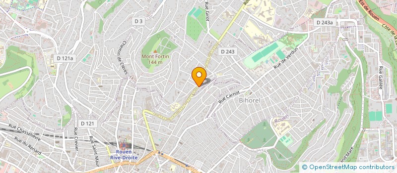 localisation de l'entreprise MONSIEUR ALEXANDRE VILAIN  BIHOREL