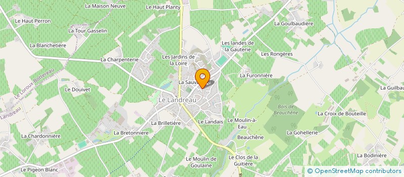 localisation de l'entreprise MONSIEUR ALEXANDRE VILAIN  LE LANDREAU