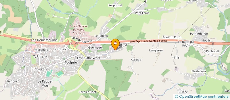 localisation de l'entreprise MONSIEUR ALEXANDRE VILALTA  PLOEREN