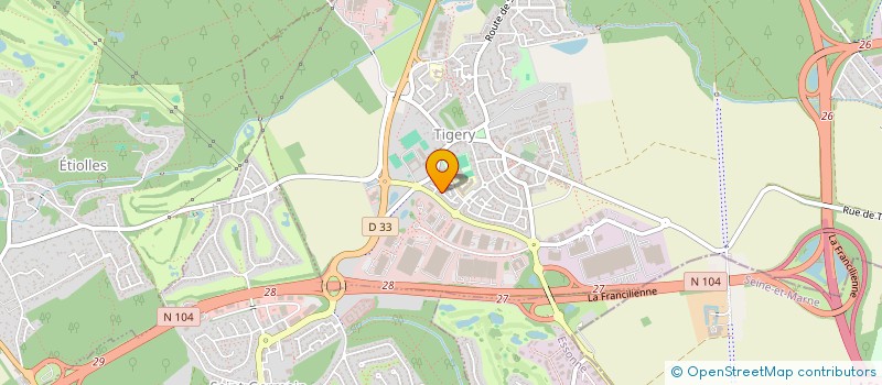 localisation de l'entreprise MONSIEUR ALEXANDRE VILCOT  TIGERY