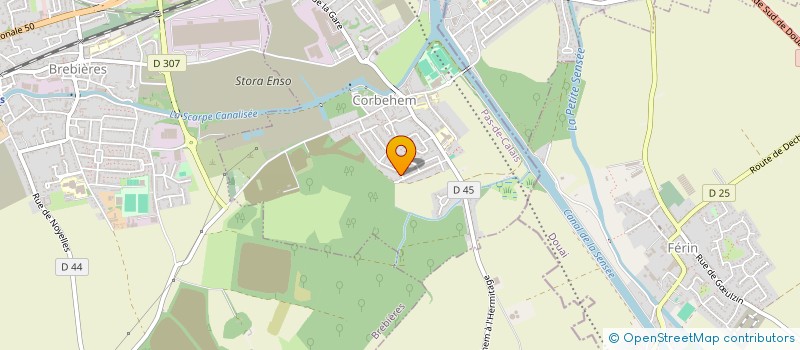 localisation de l'entreprise MONSIEUR ALEXANDRE VILLANI  CORBEHEM