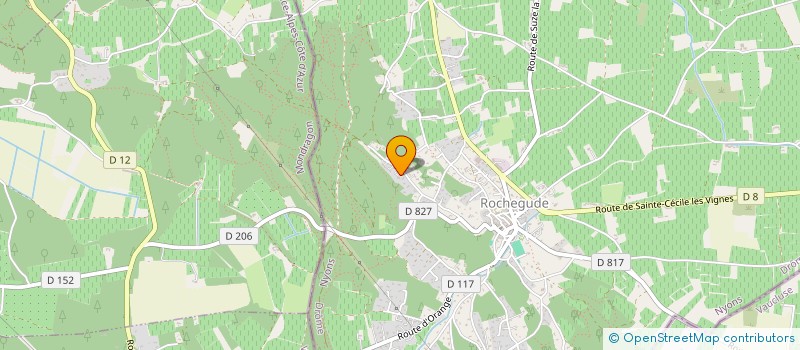 localisation de l'entreprise MONSIEUR ALEXANDRE VILLAR  ROCHEGUDE