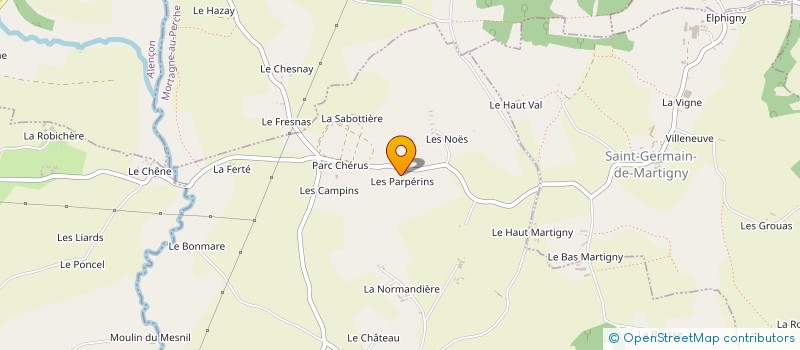 localisation de l'entreprise MONSIEUR ALEXANDRE VILLEDIEU à CHAMPEAUX-SUR-SARTHE