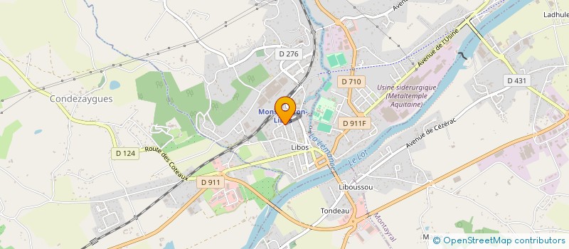 localisation de l'entreprise MONSIEUR ALEXANDRE VILLETTE  MONSEMPRON-LIBOS