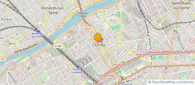 localisation de l'entreprise MONSIEUR ALEXANDRE VINCENDET à CLICHY