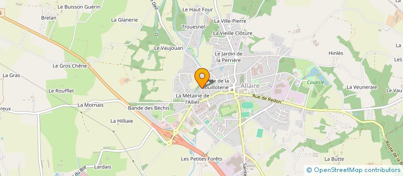 localisation de l'entreprise MONSIEUR ALEXANDRE VINCENT  ALLAIRE