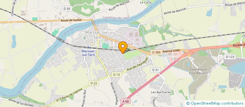 localisation de l'entreprise MONSIEUR ALEXANDRE VINCENT  MARSSAC-SUR-TARN