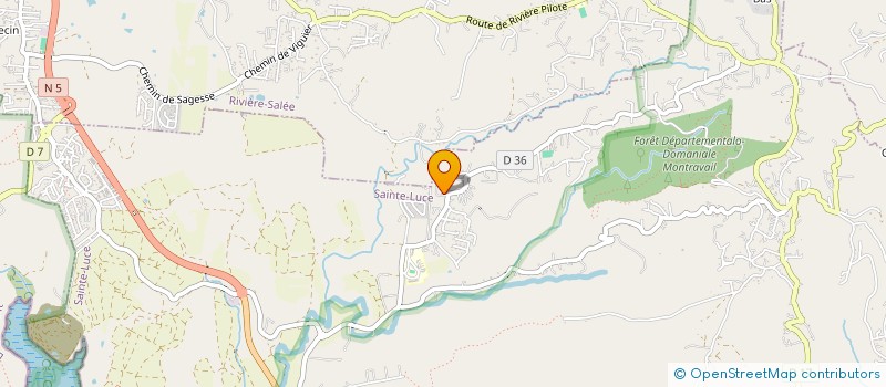 localisation de l'entreprise MONSIEUR ALEXANDRE VINCENT  SAINTE-LUCE