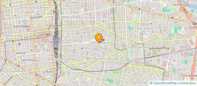 localisation de l'entreprise MONSIEUR ALEXANDRE VINSON  VILLEURBANNE