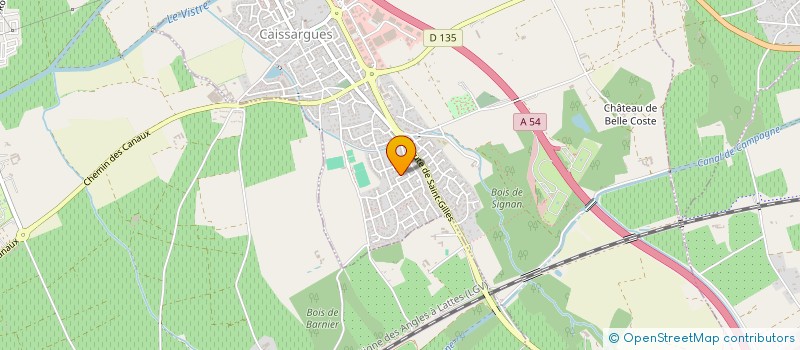 localisation de l'entreprise MONSIEUR ALEXANDRE VIREMOUNEIX  CAISSARGUES