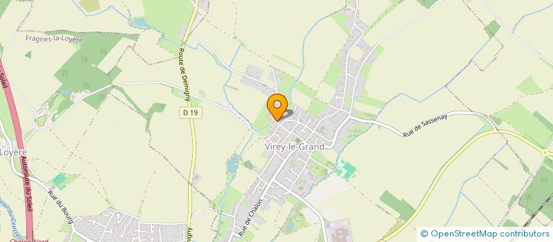 localisation de l'entreprise MONSIEUR ALEXANDRE VIROLLE  VIREY-LE-GRAND