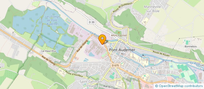 localisation de l'entreprise MONSIEUR ALEXANDRE VIS  PONT-AUDEMER