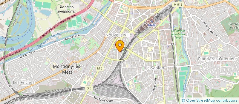 localisation de l'entreprise MONSIEUR ALEXANDRE VITRANT  METZ