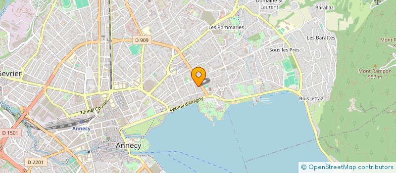 localisation de l'entreprise MONSIEUR ALEXANDRE VIVALDO  ANNECY