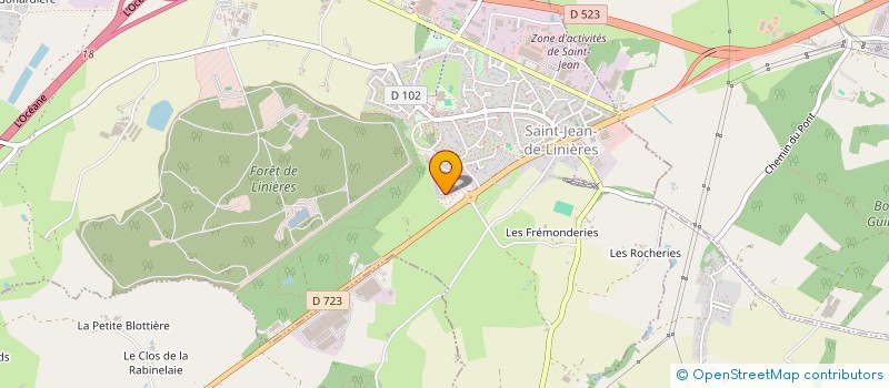 localisation de l'entreprise MONSIEUR ALEXANDRE VIVIERE  SAINT-LEGER-DE-LINIERES