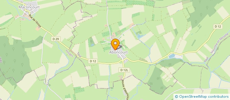 localisation de l'entreprise MONSIEUR ALEXANDRE VOIRGARD  ABONCOURT