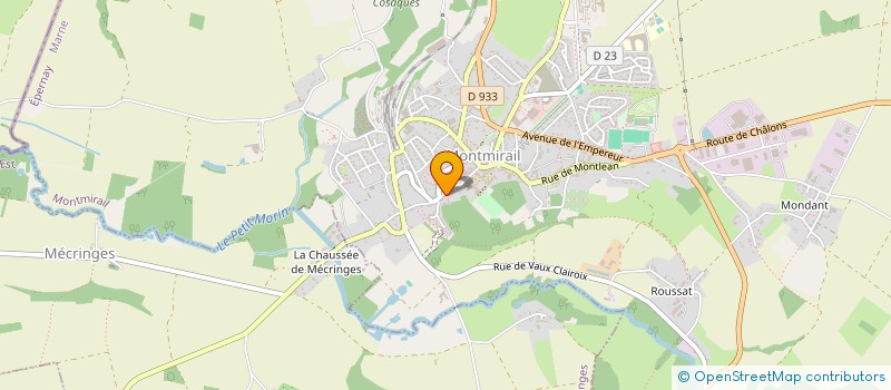 localisation de l'entreprise MONSIEUR ALEXANDRE VOISIN  MONTMIRAIL