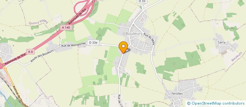 localisation de l'entreprise MONSIEUR ALEXANDRE VOUILLARMET  BOULEURS