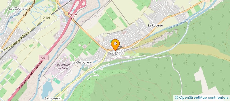 localisation de l'entreprise MONSIEUR ALEXANDRE VOUTAT à LES MEES