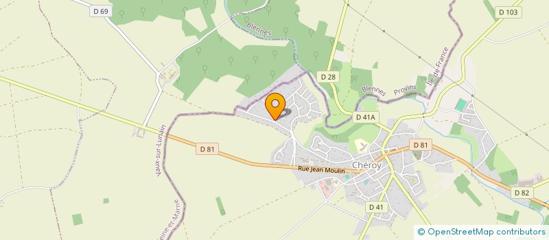 localisation de l'entreprise MONSIEUR ALEXANDRE VOVARD  CHEROY