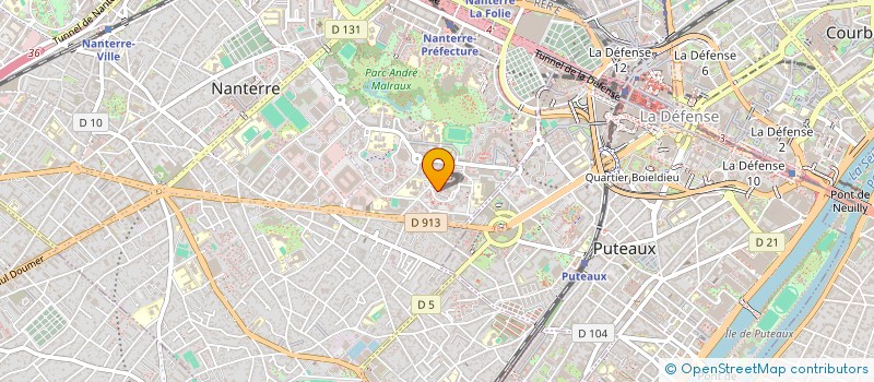 localisation de l'entreprise MONSIEUR ALEXANDRE VOYDECK  NANTERRE