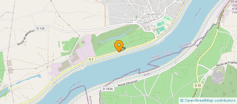 localisation de l'entreprise MONSIEUR ALEXANDRE VOYER  ARAMON