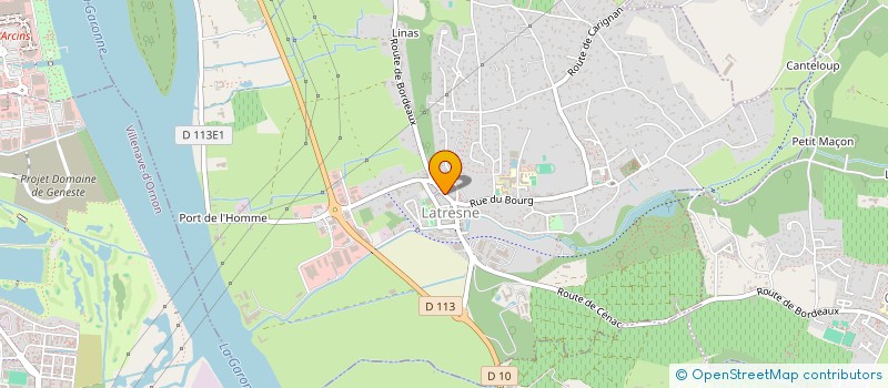 localisation de l'entreprise MONSIEUR ALEXANDRE VOYNET à LATRESNE